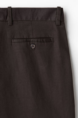 Pantal?n en mezcla de lino Relaxed Fit - H&m фото 6