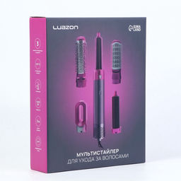Мультистайлер Luazon LW-17, 1000 Вт, керамическое покрытие, 5 насадок, до 120 °C