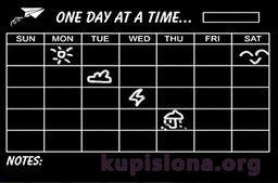 Самоклеющаяся пленка One day at a time - Купи слона фото 2