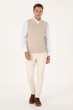 Erkek Koyu Bej S_veter - U.s. polo assn фото 5