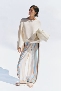 Wide drawstring trousers - H&m фото 4