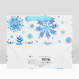 Пакет подарочный Зимняя сказка ,люкс 32 х 26 х 12 см - Simaland фото 8