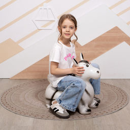 Попрыгун ZABIAKA Зебра, 55?29?50 см, белый фото 7