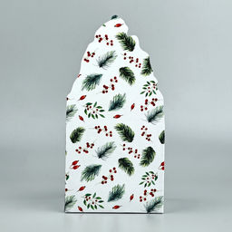 Коробка для мини-букетов С новым годом, снегири, 12 х 17 х 10 см - Дарите счастье фото 9