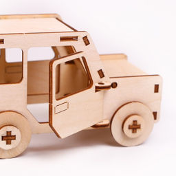 Сборная модель-машина Внедорожник - Лесная мастерская фото 4