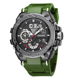 Часы наручные Smael электронные SM8060army-green