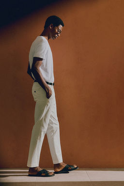 Pantalon de algodon Slim Fit - H&m фото 4