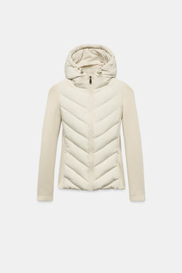 CONTRAST PUFFER JACKET - Zara фото 7