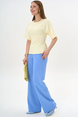 Футболка с завязками Николь (жёлтый) - Эльза фото 16