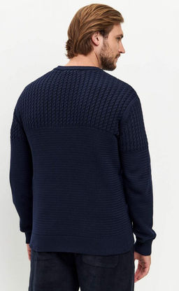 Пуловер F421-1557 d.blue - Fine joyce фото 8