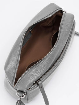 Женская кожаная сумка Richet 3176LN 830 Серый