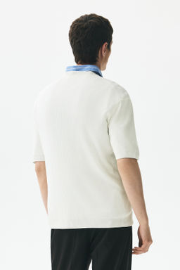 Camiseta en punto acanalado Slim Fit - H&m фото 3