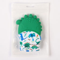 Прорезыватель-рукавичка Крошка Я «Динозаврик», от 3 мес