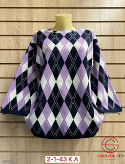 Свитер женский с принтом - Bruno фото 6