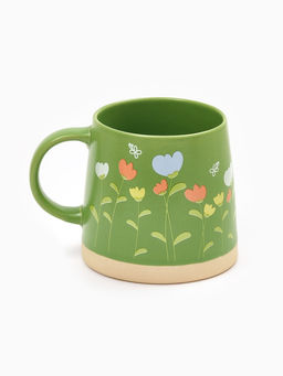 Кружка керамическая Полевые цветы, 360 мл, ручная работа