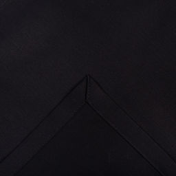 Салфетка декоративная «Этель», 40×40 см, саржа, 100% хлопок, саржа, 250 г/м², чёрная