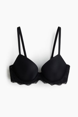 Sujetador push-up de microfibra
