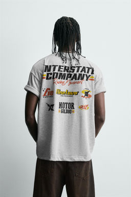 MOTOR GRAPHIC T-SHIRT - Zara фото 3