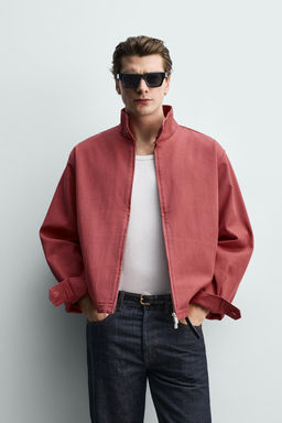 CAZADORA REGULAR FIT ALGOD?N LAVADO / 140 - Zara фото 2