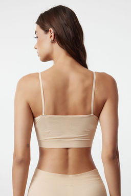 TRENDYOLMILLA Siyah Seamless/Dikissiz Balensiz Ip Ask?l? Orme Bustiyer THMAW21BS0002  фото 20