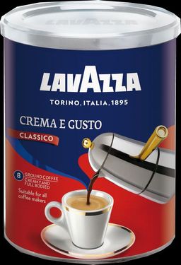LAVAZZA. Crema E Gusto Classico (молотый) 250 гр. жест.банка