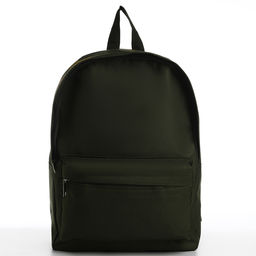 Рюкзак текстильный с печатью на верхней части, 38х29х11 см, зеленый - Nazamok фото 4