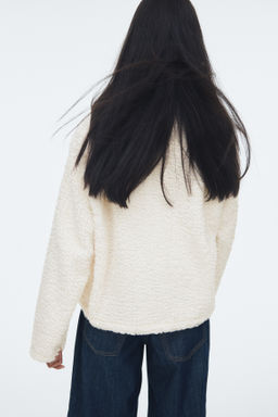 Chaqueta oversize en borreguito - H&m фото 6