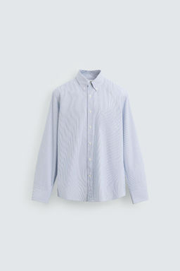 STRIPED TEXTURED SHIRT - Zara фото 6
