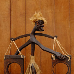 Подставка под бутылки «Абориген с коромыслом», 60×35×12 см