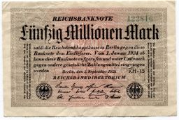 50000000 марок 1923 года Германия