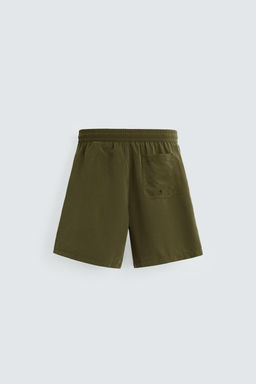 BASIC LONG SWIMMING TRUNKS - Zara фото 7
