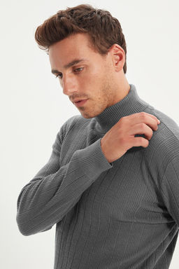 TRENDYOL MAN Bej Regular Fit Bal?kc? Yaka Triko Kazak TMNAW21KZ2502 - Trendyolmilla фото 17