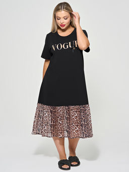 Платье 0387-1с глубокий черный - Dora фото 32