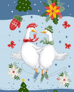 Полотенце вафельное Зимний день р.45*60 - Domtrik фото 3