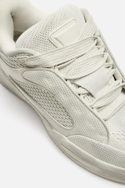 DISTRESSED-EFFECT CHUNKY TRAINERS - Zara фото 4