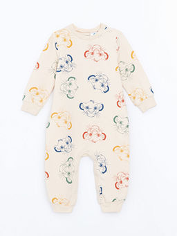 Aslan Kral Bask?l? Erkek Bebek Tulum