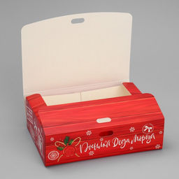 Цена за 7 шт. Коробка подарочная Новогодняя посылка, 16.5 х 12.5 х 5 см, БЕЗ ЛЕНТЫ - Дарите счастье фото 3