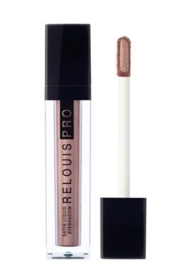 RELOUIS Тени жидкие сатиновые Satin Liquid Eyeshadow т.22 Bronze NRose  фото 2