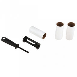 Ролик для чистки одежды "FREGO" 21х4,2х4,5см, 21 лист, в наборе два сменных блока, пластмассовое основание (Россия)