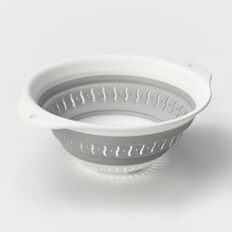Дуршлаг складной «Флекс», 2,2 л, 29,5×24×10,5 см, цвет смоки