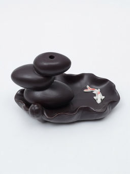 Подставка для благовоний TAKE IT EASY «Баланс и рыбки», стелющийся дым, 4.3×3.5×6 см