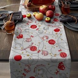 Дорожка столовая Шарики 45*150 см. хлопок 100%