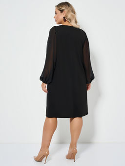 Платье 0287-1с черный каменный - Dora фото 94