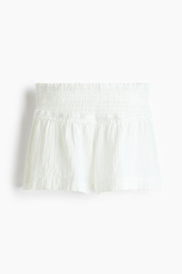 Minishorts con cintura nido de abeja - H&m фото 8