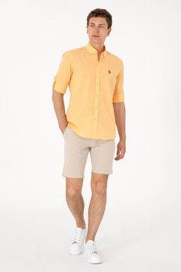 Erkek Turuncu Uzun Kollu Basic G_mlek Sepette S_rpriz _ndirim - U.s. polo assn фото 13