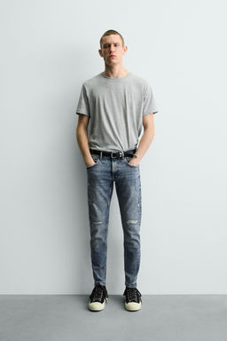 RIPPED FLARE FIT JEANS - Zara фото 10