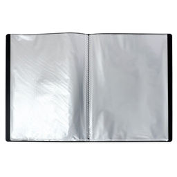 Папка с 30 вкладышами А4, 600 мкм, Calligrata, 15 мм, чёрная  фото 4