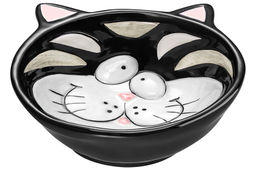 Миска для домашних питомцев 250 мл 15*13*4,5 см Котик, черный, керамика - Elan gallery фото 6