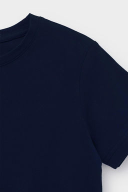 Футболка Crockid детская из хлопка индиго  фото 5