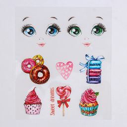 Термопереводки для кукол «Сладкое настроение», 14.5×23.5 см